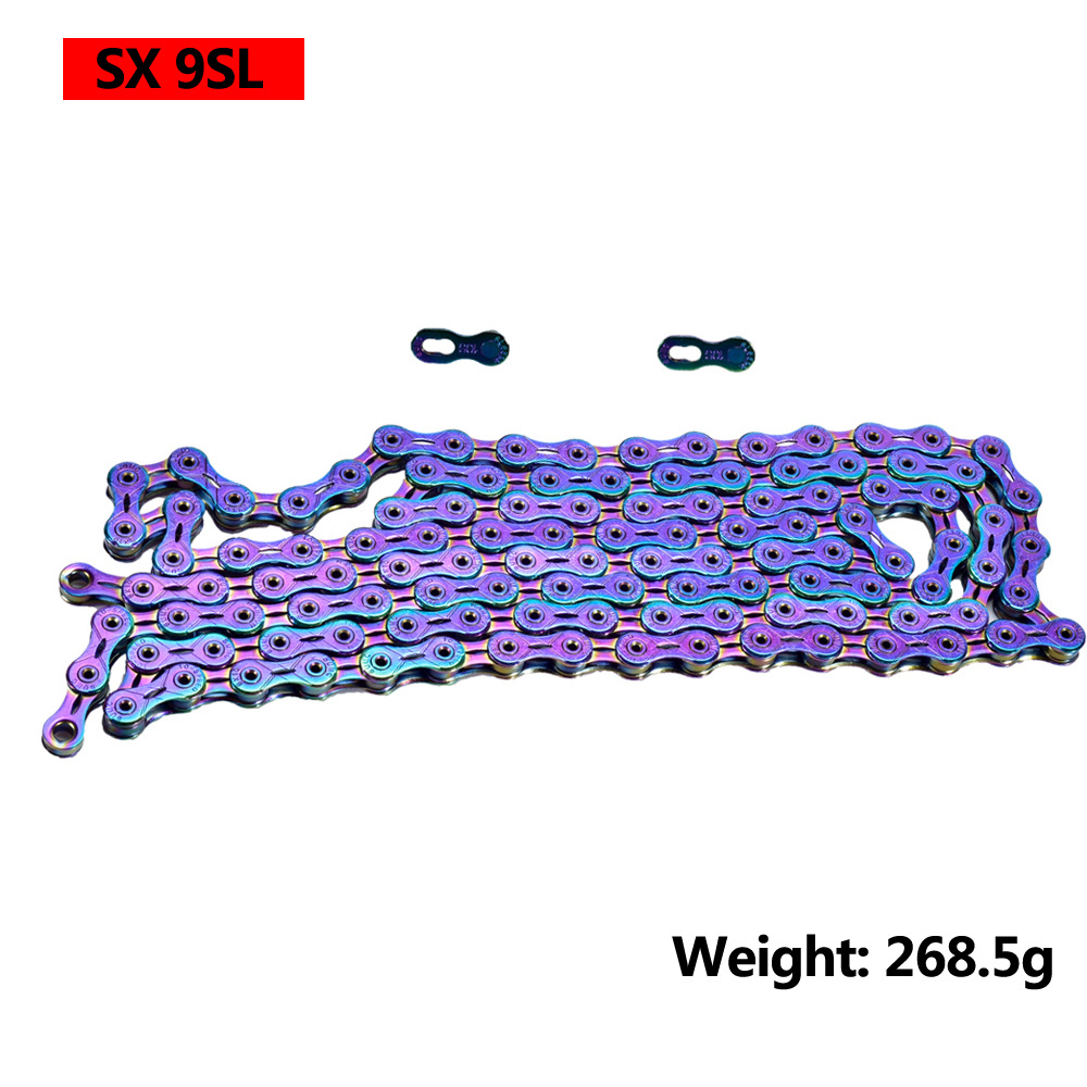 RAINBOW COLOR BICYCLE CHAIN 9S